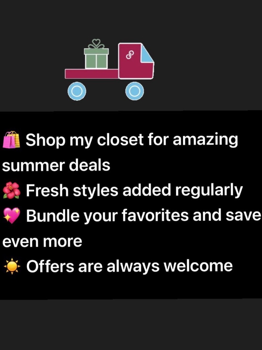 Visit my closet for low prices!